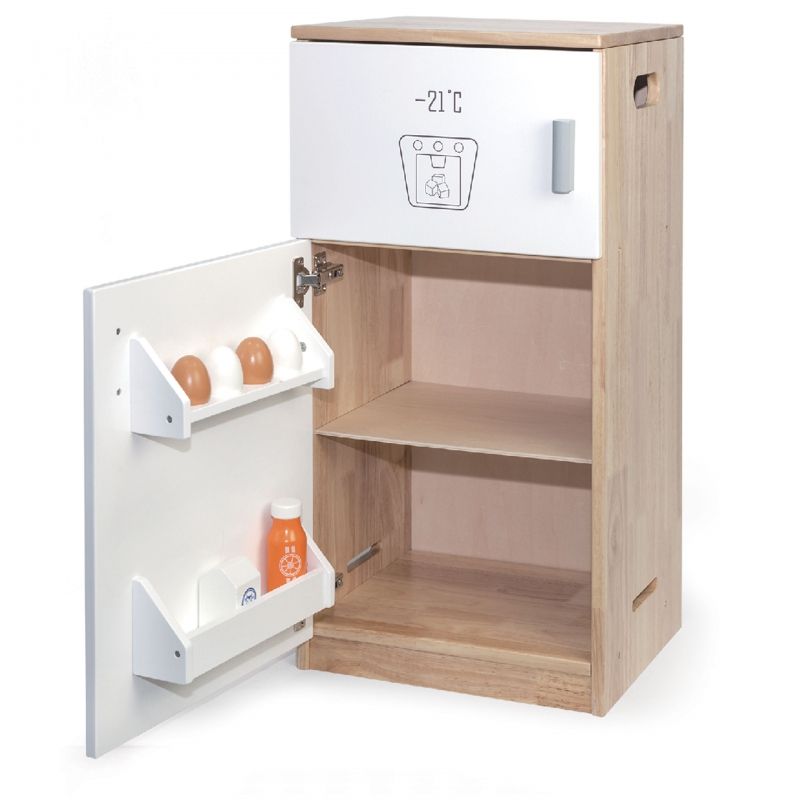Drewniana lodówkozamrażarka Drewniana lodówkozamrażarka