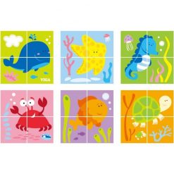 Drewniana układanka Morze