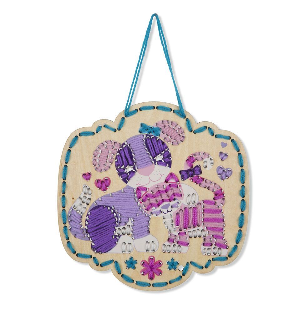 Wyszywanka Pies i kot Wyszywanka Pies i kot