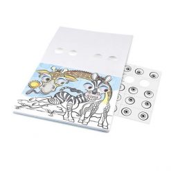 Kolorowanka z oczami Zwierzęta