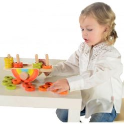 Drewniana tęcza do balansowania