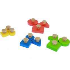 Drewniany sorter Kształty