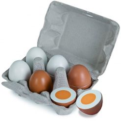 Drewniane Jajka w Foremce