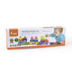 Kolejka z wagonikami do ciągnięcia