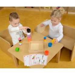 Układanka Kolorowe kubeczki