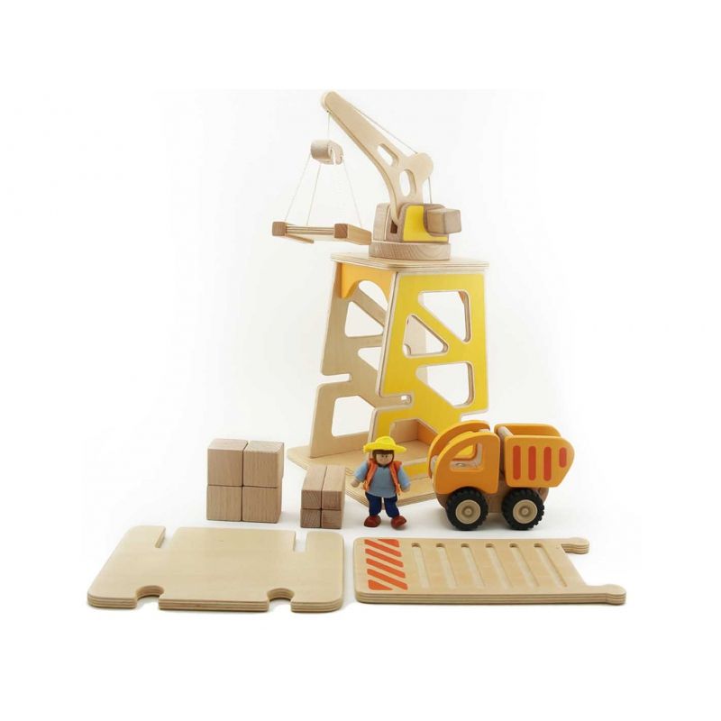 Drewniany plac budowy Drewniany plac budowy