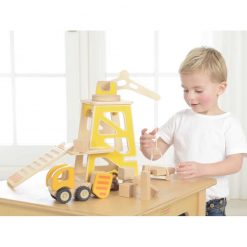 Drewniany plac budowy