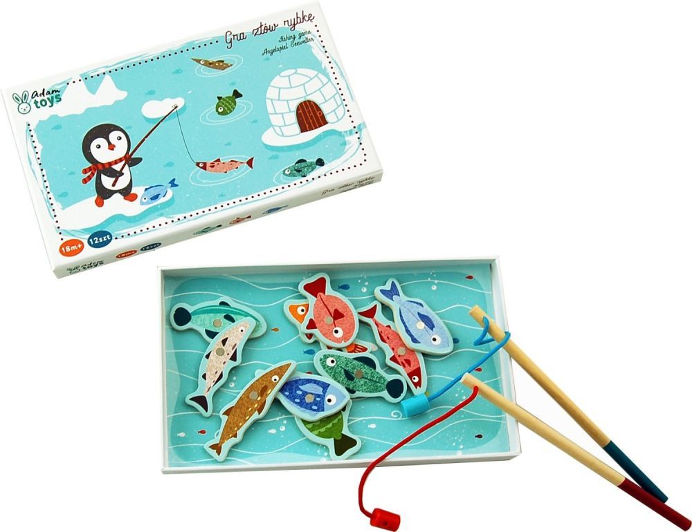 Gra magnetyczna Pingwin na rybach Gra magnetyczna Pingwin na rybach
