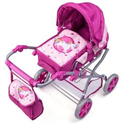Wózek głęboki dla lalek Jednorożec