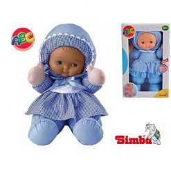 lalka szmacianka niebieska