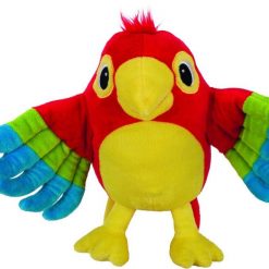 Pluszowa pacynka papuga Pelle