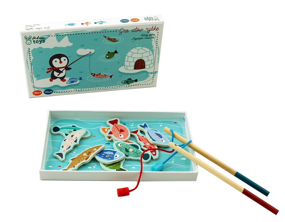 Gra magnetyczna Pingwin na rybach Gra magnetyczna Pingwin na rybach
