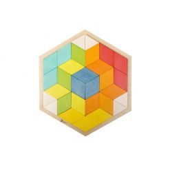 Kolorowe Puzzle 3D