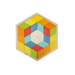 Kolorowe Puzzle 3D