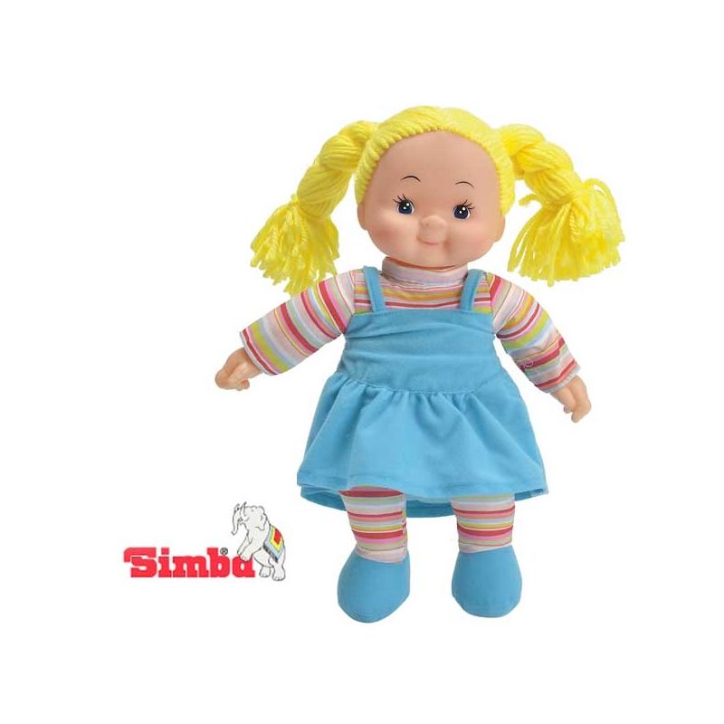 Lalka Pyzatka szmacianka niebieska Lalka Pyzatka szmacianka niebieska