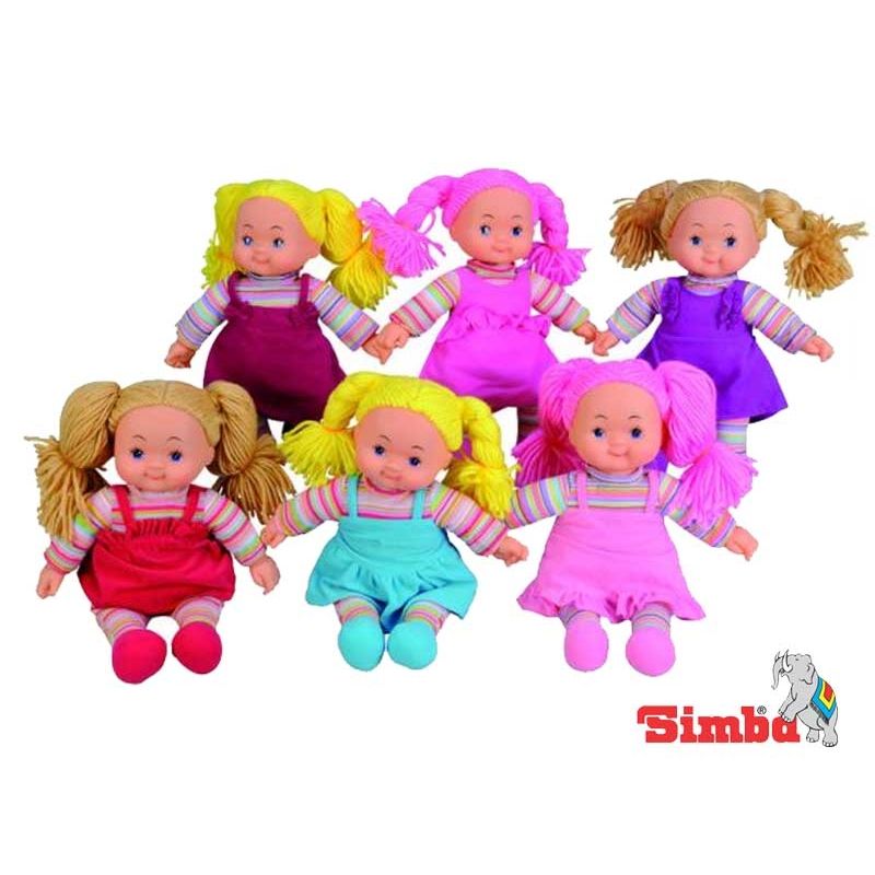 Lalka Pyzatka szmacianka niebieska Lalka Pyzatka szmacianka niebieska