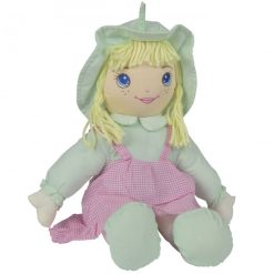 Lalka szmacianka Dolly pistacjowa