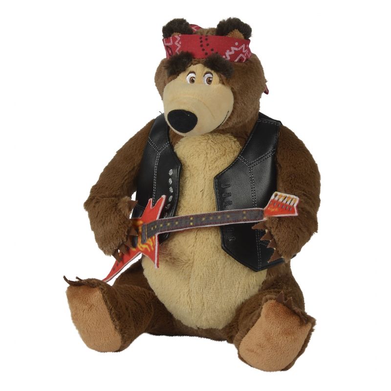 Rockowy niedźwiedź Misza z gitarą Rockowy niedźwiedź Misza z gitarą