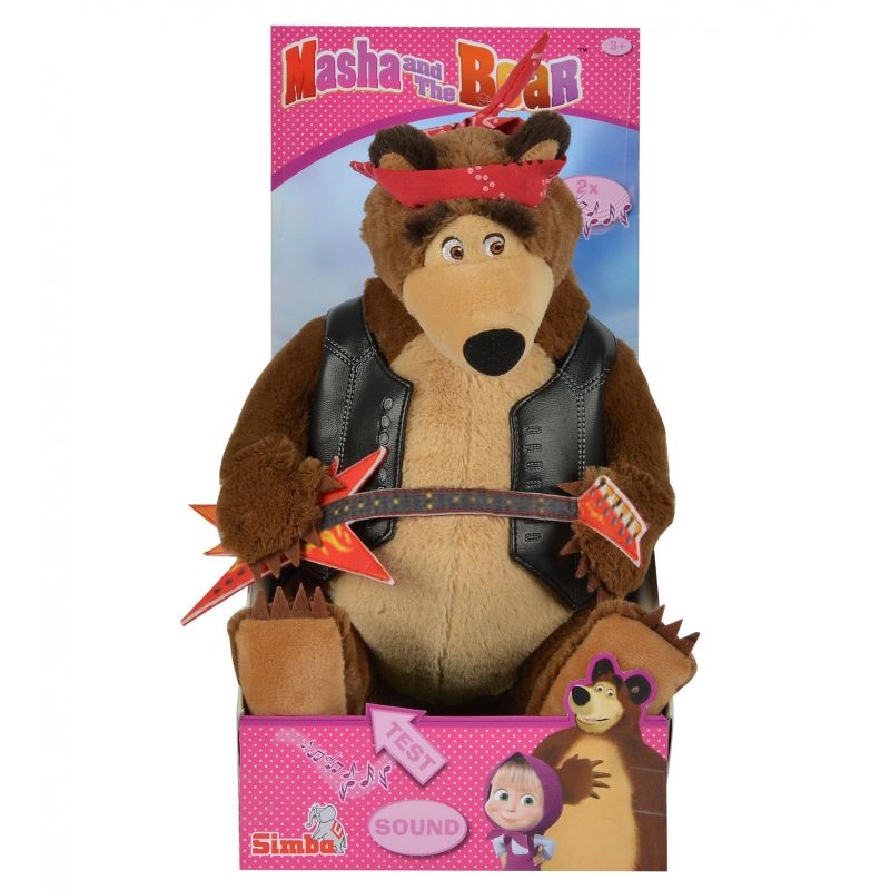 Rockowy niedźwiedź Misza z gitarą Rockowy niedźwiedź Misza z gitarą