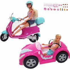 Steffi Zestaw 2 lalki + samochód