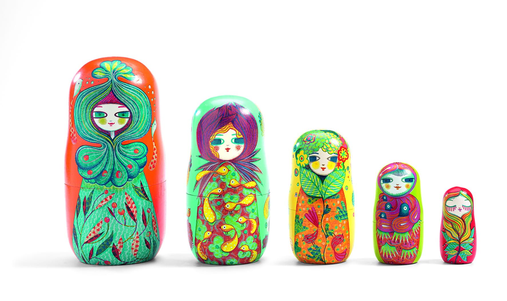 Matrioszka Bloomchkas Djeco Matrioszka Bloomchkas Djeco