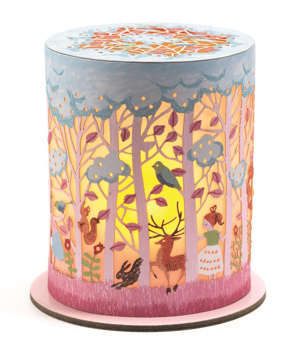 Papierowa lampka nocna Magiczny las Papierowa lampka nocna Magiczny las