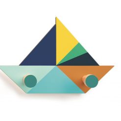 Drewniany wieszaczek Łódka