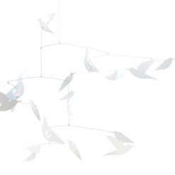 Ruchoma dekoracja Białe ptaki
