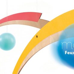 Drewniany mobil Fajerwerki