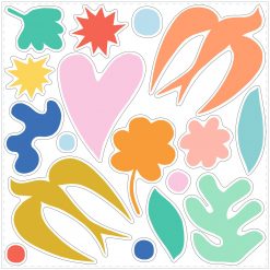 Naklejki na okno Fantastyczne kolory