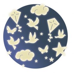 Fluorescencyjne naklejki Na Niebie