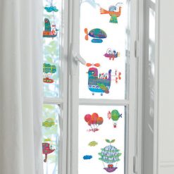 Naklejki na okno Samoloty i balony