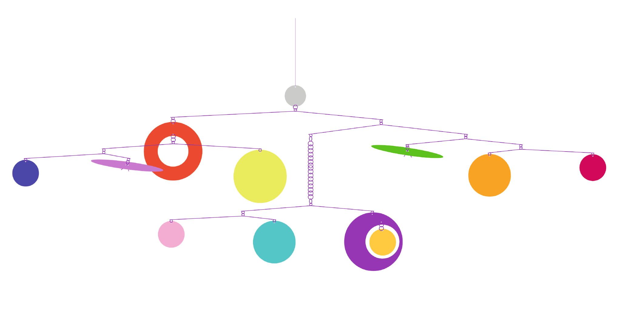 Ruchoma dekoracja Konfetti Ruchoma dekoracja Konfetti