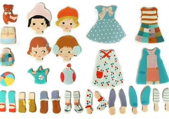 Układanka z magnesami Moda Układanka z magnesami Moda