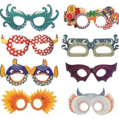 Zestaw 8 masek karnawałowych