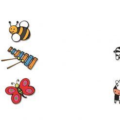 Drewniany alfabet do nauki języka francuskiego