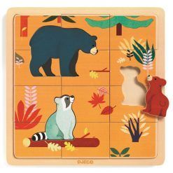 Edukacyjne puzzle drewniane Kanada