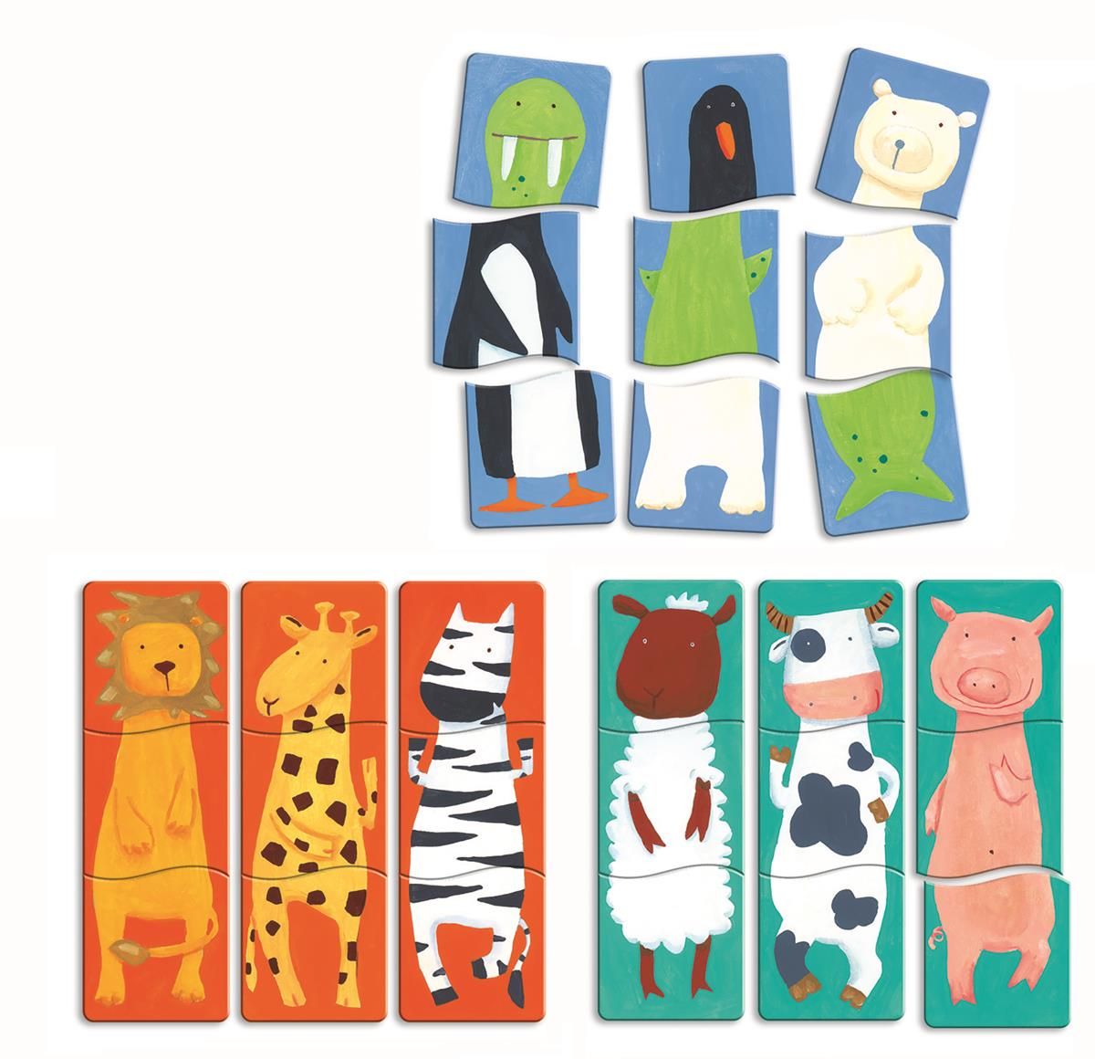 Puzzle drewniane Zwierzaki Puzzle drewniane Zwierzaki