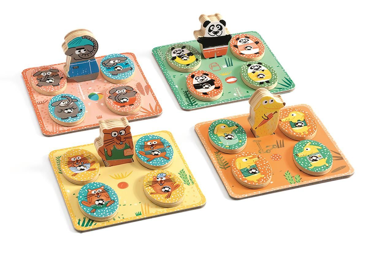 Zestaw czterech gier Ludo Park Zestaw czterech gier Ludo Park