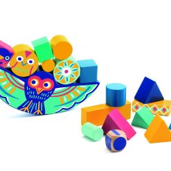 Drewniana balansująca sowa