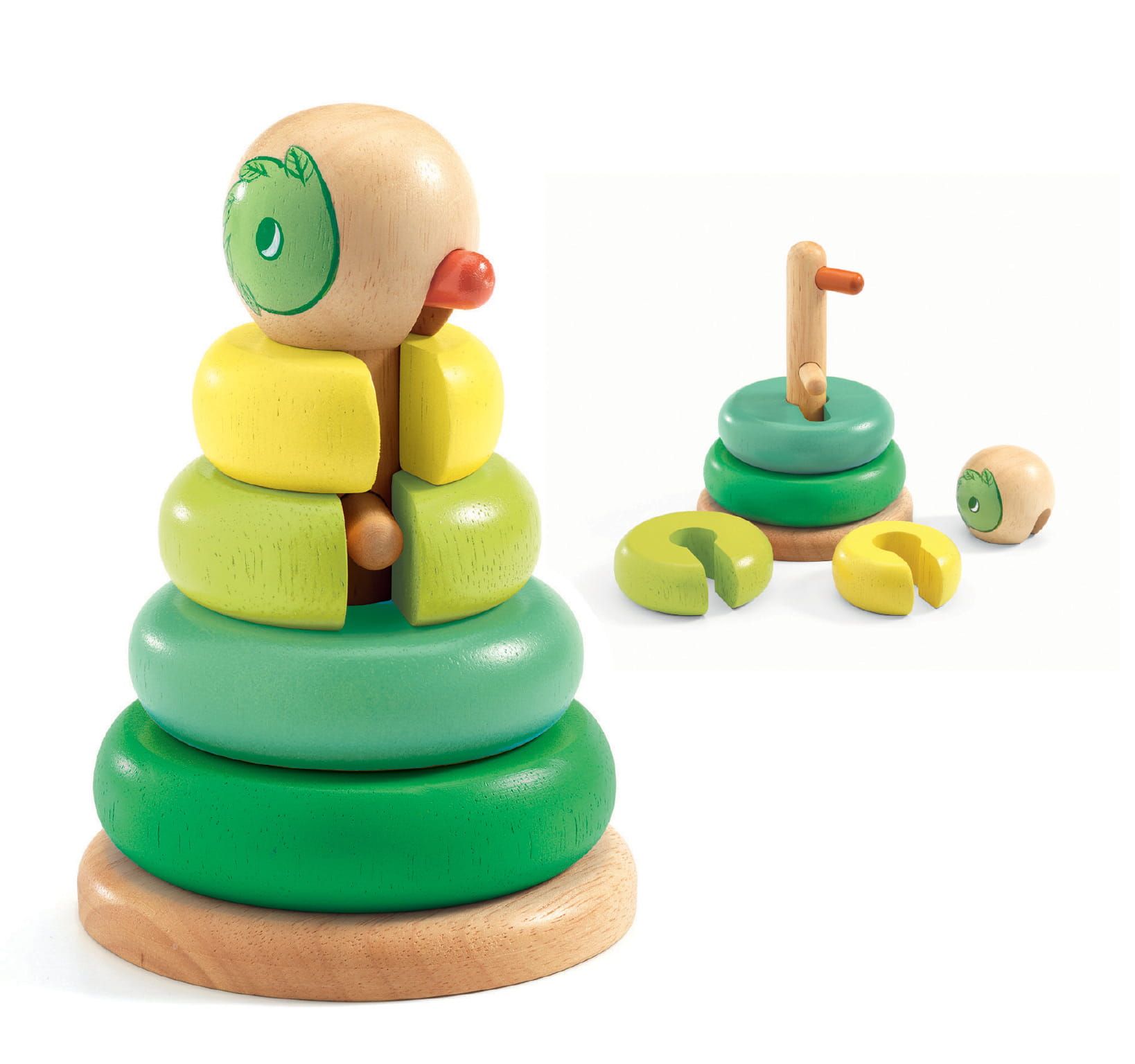 Drewniana piramida Kaczka Drewniana piramida Kaczka