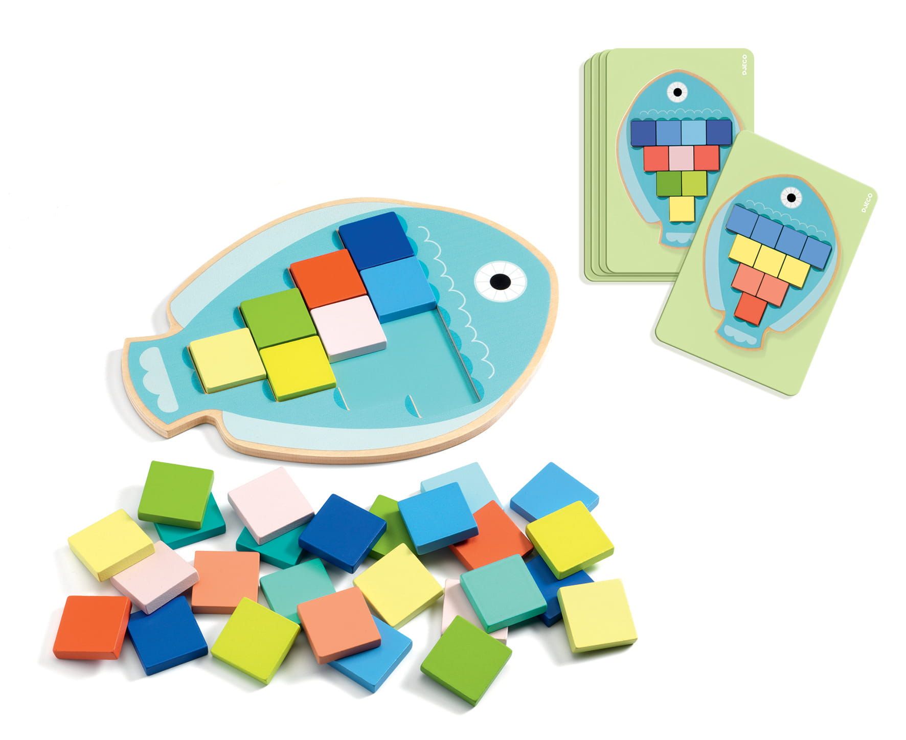 Drewniana układanka Rybka Mosa Drewniana układanka Rybka Mosa