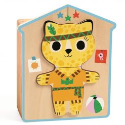 Drewniane puzzle Przebieranki