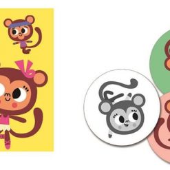 Gra obserwacja i szybkość Małpki