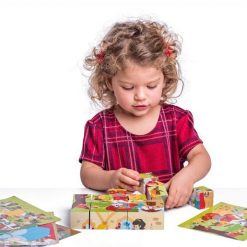 Klocki sześcienne z bajkami