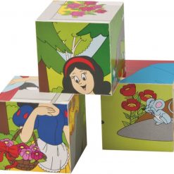 Klocki sześcienne z bajkami