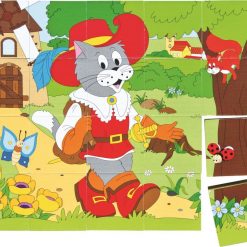 Klocki sześcienne z bajkami