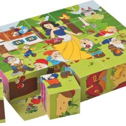 Klocki sześcienne z bajkami