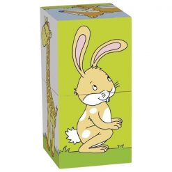 Klocki sześcienne ze zwierzakami