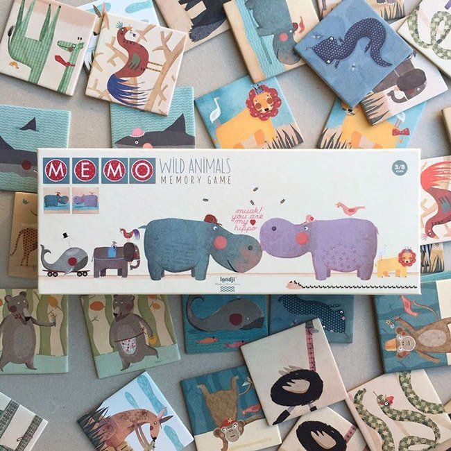 Gra memo Dzikie zwierzęta Gra memo Dzikie zwierzęta